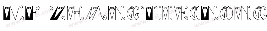 MF ZhangTie(Noncomme字体转换